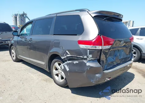 2011 Toyota Sienna Le V6 from USA, damaged, VIN 5TDKK3DCXBS122650